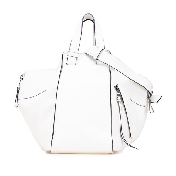 Loewe Handbags - LOEWE Hammock Shoulder Bag White Leather